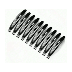 Klassisk sort h�rsp�nde - 10 stk