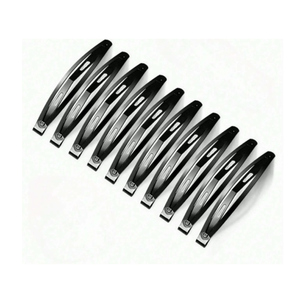 Klassisk sort h�rsp�nde - 10 stk