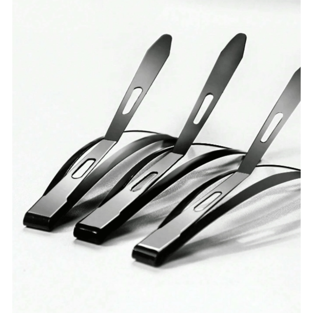 Klassisk sort h�rsp�nde - 10 stk