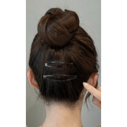 Klassisk sort h�rsp�nde - 10 stk