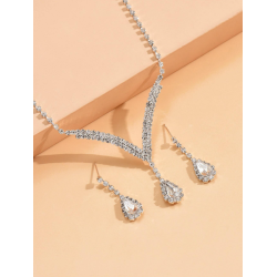 Smykkest med halskde og reringe - Slv