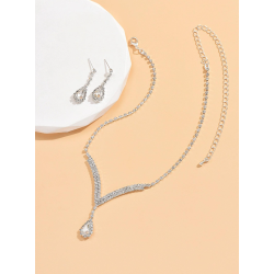 Smykkest med halskde og reringe - Slv