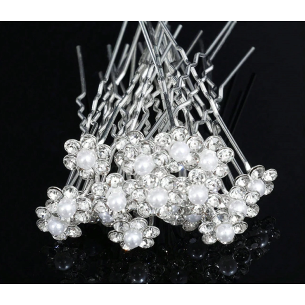 20 stk. Hrnle med smukke perler