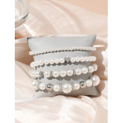 4 smukke armbnd med flotte detaljer - Slv