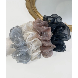 4 elegante scrunchies 