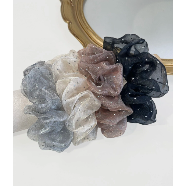 4 elegante scrunchies 