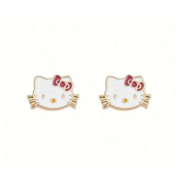 Sm sde Hello Kitty reringe - Forgyldt