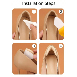 2 stk. selvklbende pads til hje hle - Nude