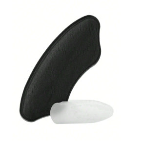 2 stk. selvklbende pads til hje hle - Sort