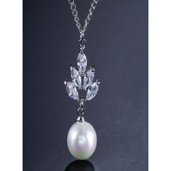 Smykkest med halskde og reringe - Slv