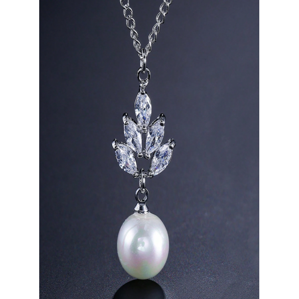 Smykkest med halskde og reringe - Slv