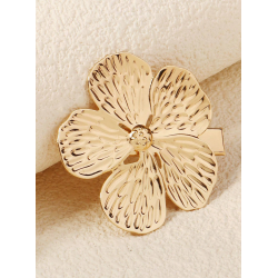 3 stk. Blomster hrspnder - Forgyldt