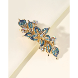 Patentspnde med smukke farvede rhinesten.