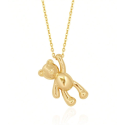 Halsk�de med en s�deste bamse