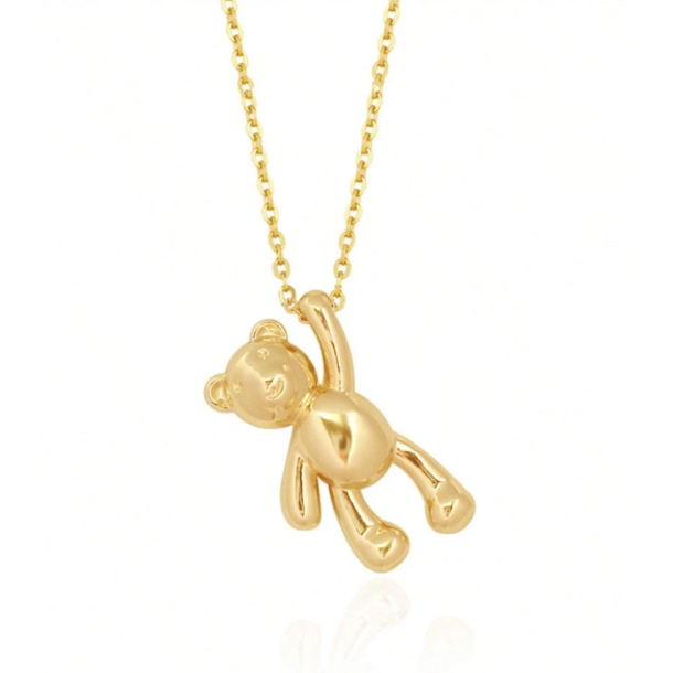 Halskde med en sdeste bamse