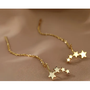 Sde stjerner reringe - Forgyldt