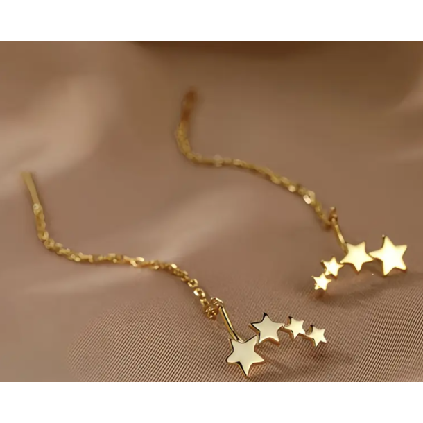 Sde stjerner reringe - Forgyldt