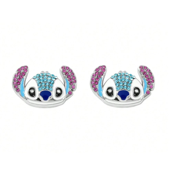 Sde Stitch reringe med glitrende sten - Slv