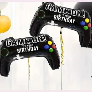 2 stk. Folieballon - Game On