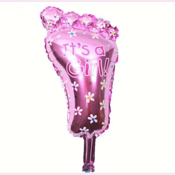 Lyserd It's a girl folieballon fod