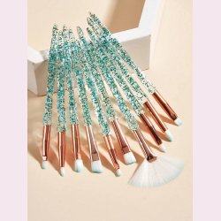 10 stk. Makeup brster - Grn Glimmer