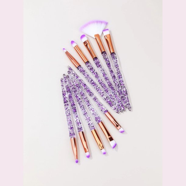 10 stk. Makeup brster - Lilla Glimmer