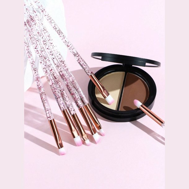 7 stk. Makeup brster - Lyserd Glimmer