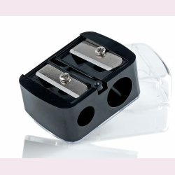 Blyantspidser til bde smalle og brede makeupblyanter.