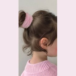 Blde fluffy hr elastikker