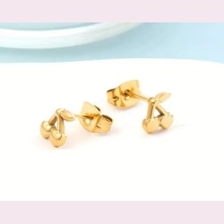 Forgyldt kirsebr reringe 