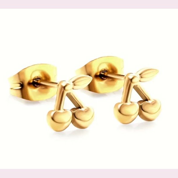 Forgyldt kirsebr reringe 