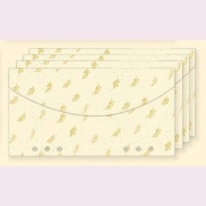 4 stk. Cash Stuffing konvolutter til A6 Budget Binder