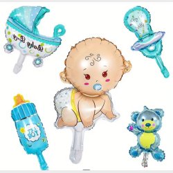 Bl folieballon St 5 stk