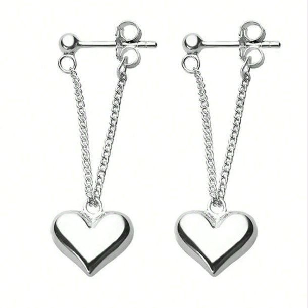 reringe med hngende hjerter - Slv