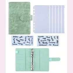 A6 Cash Stuffing binder - Grn
