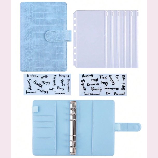 A6 Cash Stuffing binder - Bl