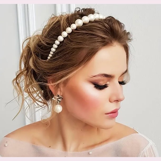 Hrbjle med smukke hvide perler