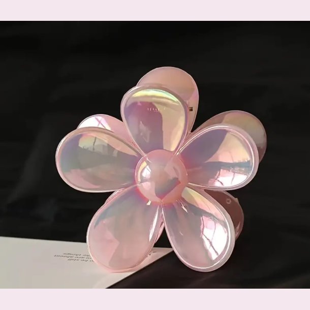 Smuk blomster hrklemme - Lyserd