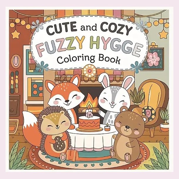CUTE and COZY FUZZY HYGGE Malebog