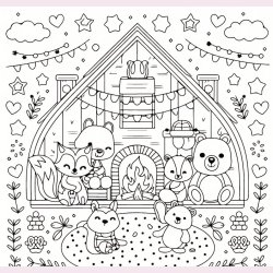 CUTE and COZY FUZZY HYGGE Malebog