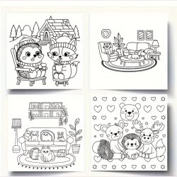 CUTE and COZY FUZZY HYGGE Malebog