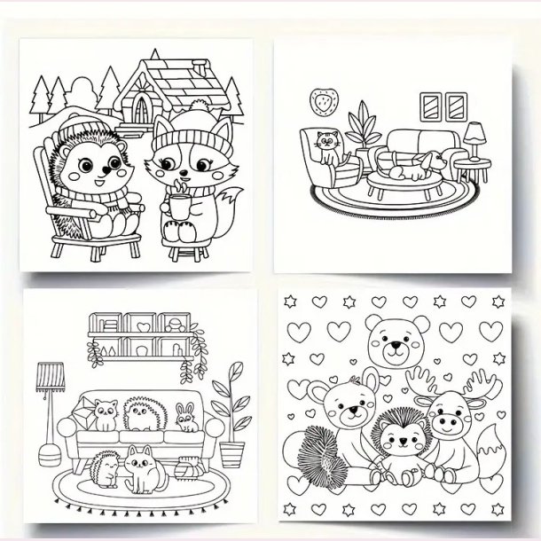 CUTE and COZY FUZZY HYGGE Malebog