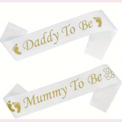 St med skrbnd til Far &amp; Mor - Hvid med guld tryk